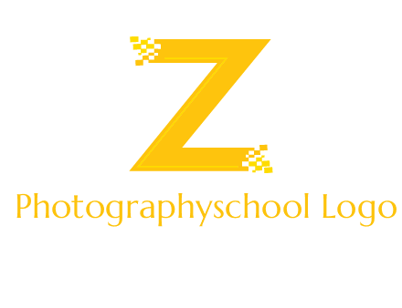 digital letter Z logo