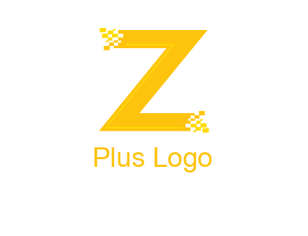digital letter Z logo