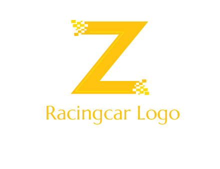 digital letter Z logo