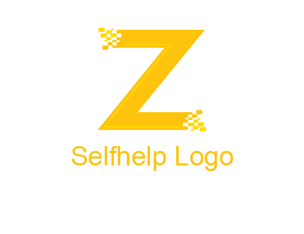 digital letter Z logo