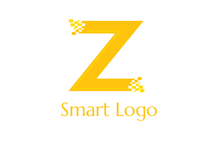 digital letter Z logo