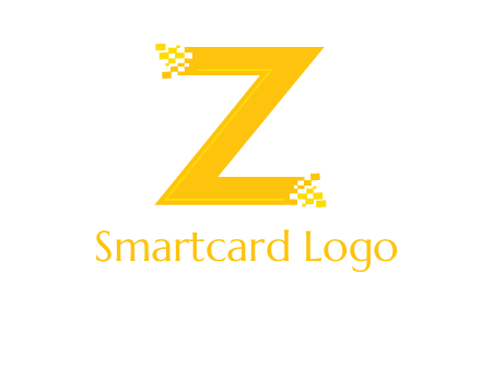digital letter Z logo