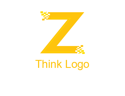 digital letter Z logo