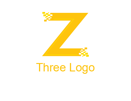 digital letter Z logo