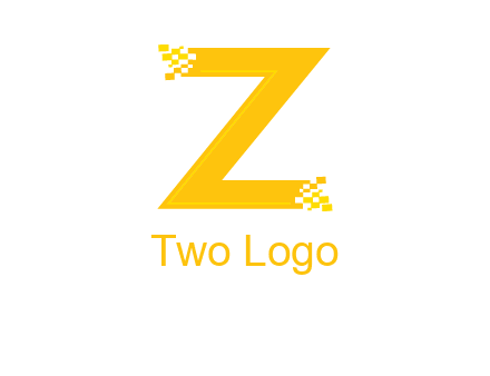 digital letter Z logo