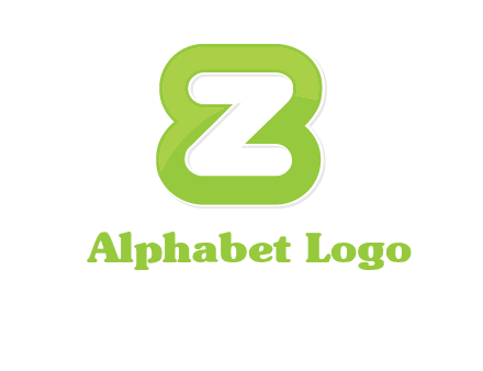 letter Z and number eight logo