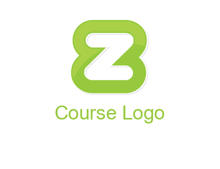letter Z and number eight logo