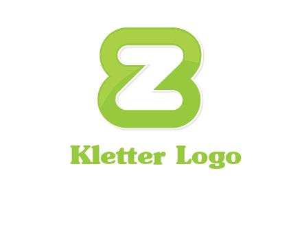 letter Z and number eight logo