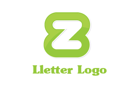 letter Z and number eight logo