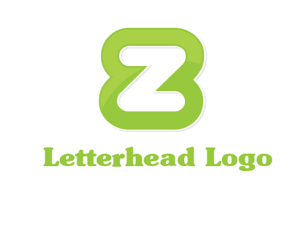 letter Z and number eight logo