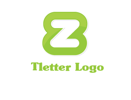 letter Z and number eight logo