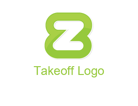 letter Z and number eight logo