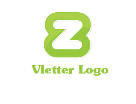 letter Z and number eight logo