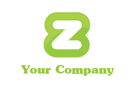 letter Z and number eight logo