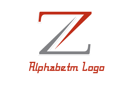 lines forming letter Z