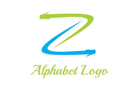 network wire letter Z logo