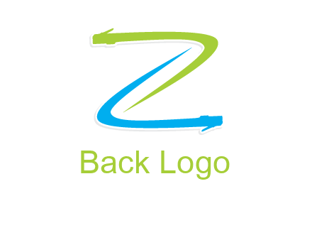 network wire letter Z logo