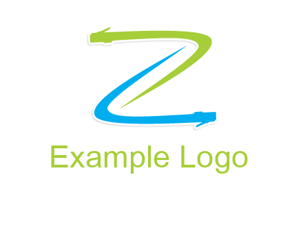 network wire letter Z logo