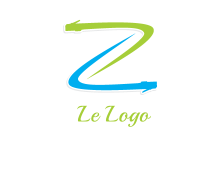 network wire letter Z logo