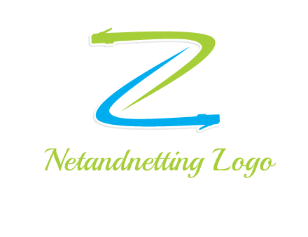 network wire letter Z logo