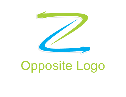 network wire letter Z logo