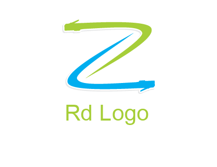 network wire letter Z logo