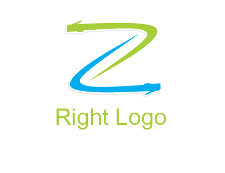 network wire letter Z logo