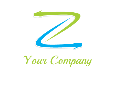 network wire letter Z logo