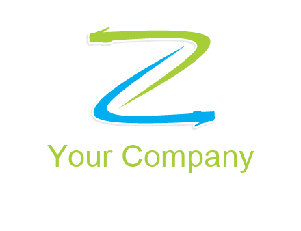 network wire letter Z logo