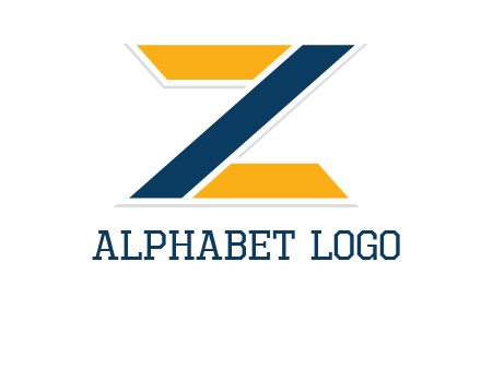 shapes forming letter Z