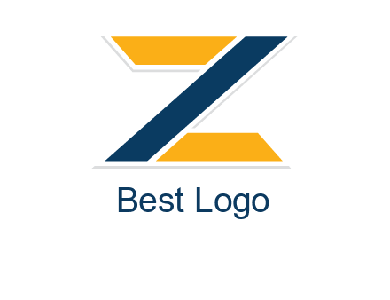 shapes forming letter Z