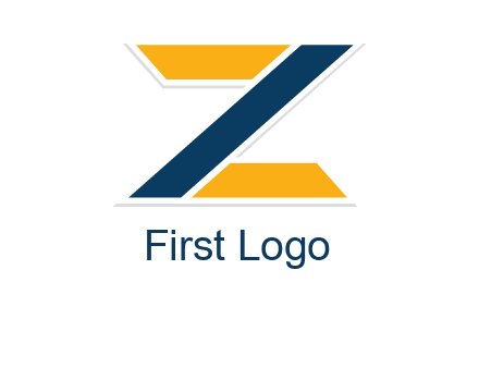 shapes forming letter Z