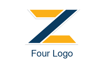 shapes forming letter Z