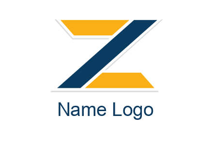 shapes forming letter Z