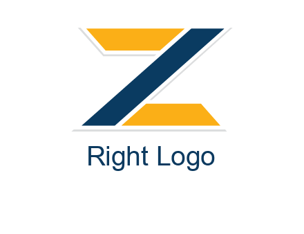 shapes forming letter Z