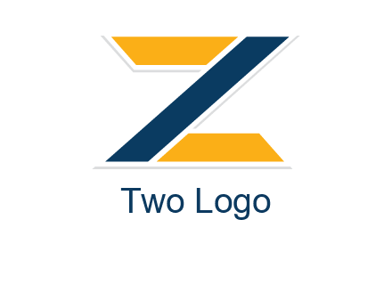 shapes forming letter Z