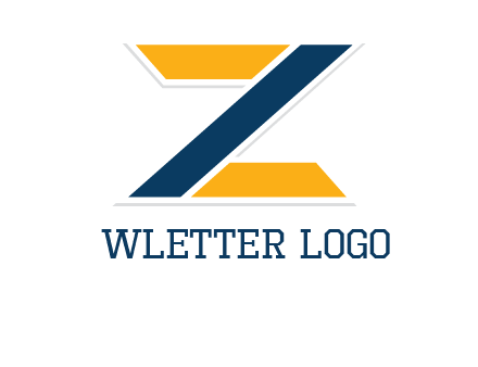 shapes forming letter Z