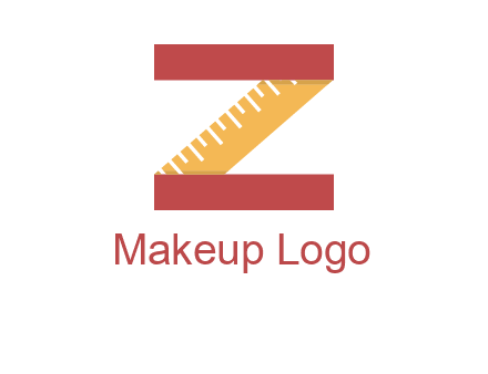 measure tape in letter Z logo