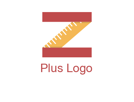 measure tape in letter Z logo