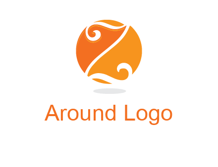 script letter Z in circle logo