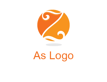script letter Z in circle logo