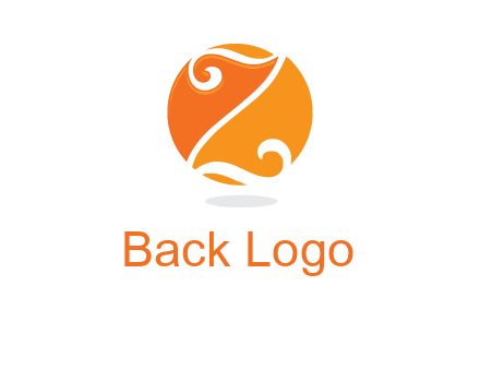 script letter Z in circle logo