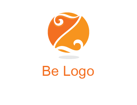 script letter Z in circle logo