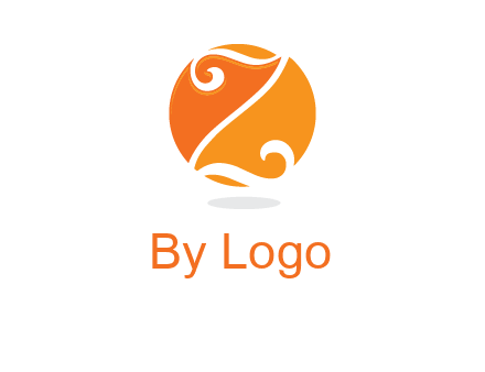 script letter Z in circle logo