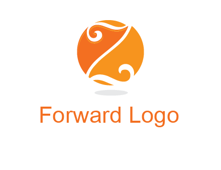 script letter Z in circle logo