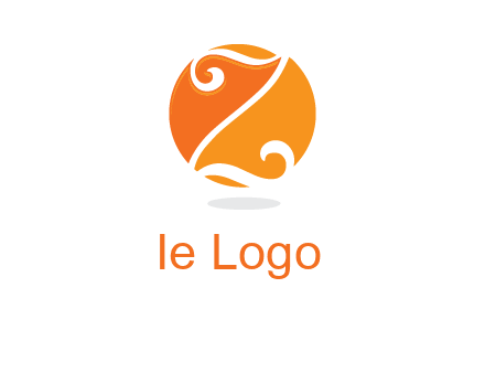 script letter Z in circle logo