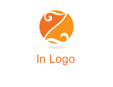 script letter Z in circle logo