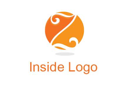 script letter Z in circle logo