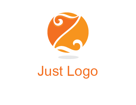 script letter Z in circle logo