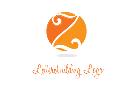 script letter Z in circle logo